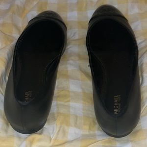 Michael Kors black flats Size 10